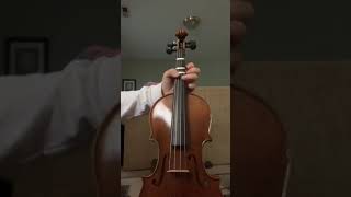 Violin basics hot cross buns open strings