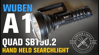 Wuben A1 Full Review - 20,000 lumen quad SBT90.2 searchlight!