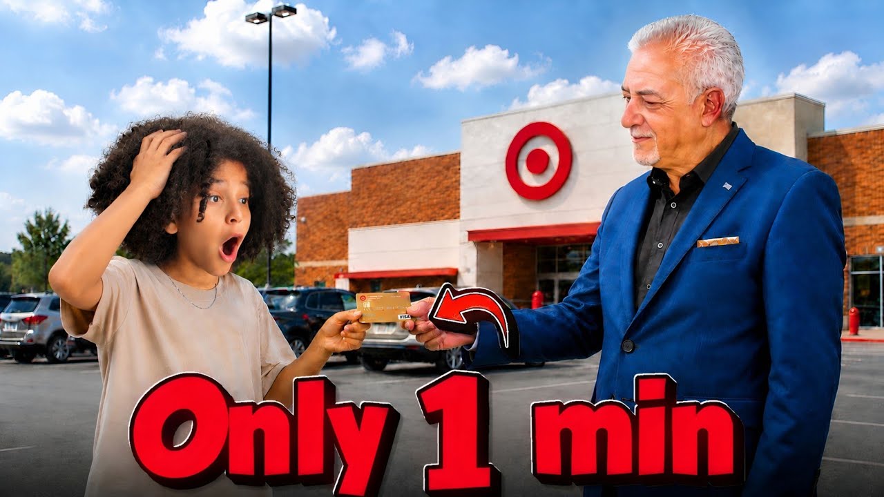 I TRICKED My Grandpa into buying EVERYTHING I  Wanted at Target!