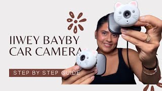 Installation of this Baby Car Camera for two - Baby Car Camera for 2 Kids - 7 Inch HD1080P Split Scr