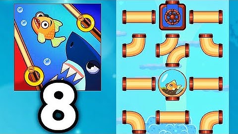 Save The Fish Fishdom Pull the Pin Gameplay Walkthrough Part 8