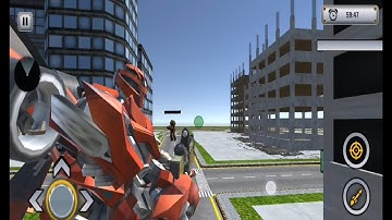 Tiger Robot Transforming Games : Robot Car Games