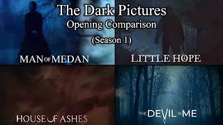 The Dark Pictures: Opening Comparison - Season 1