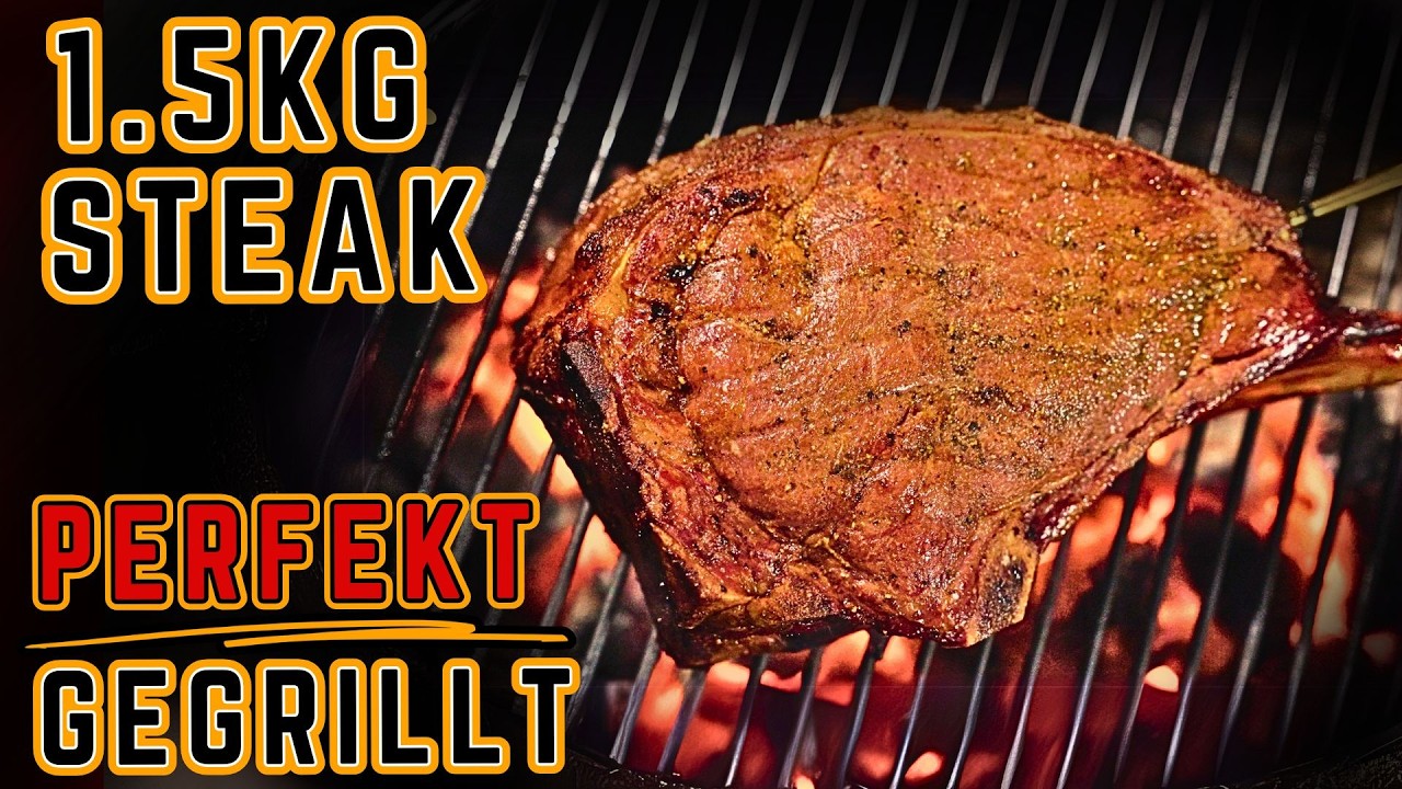 So grillst du 1.5kg Tomahawk Steak ganz easy! 🥩