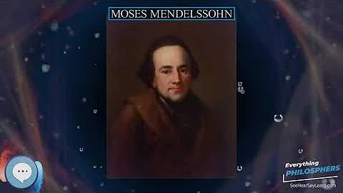 Moses Mendelssohn 👩‍🏫📜 Everything Philosophers 🧠👨🏿‍🏫