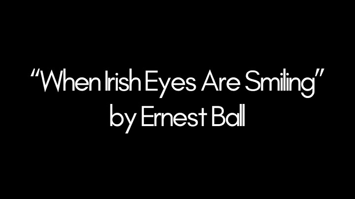 When Irish Eyes Are Smiling Guitar version - Guitar performance video thumbnail