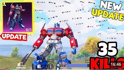 *NEW* Transformers 3.9 Update is Absolutely CRAZY in BGMI (35 KILLS). BGMI Gameplay #gameplay #noob