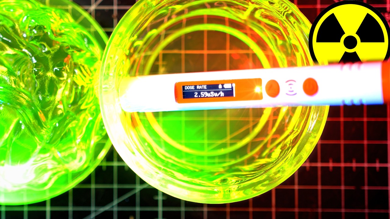 Pen Nuclear Detector vs Uranium Glass...