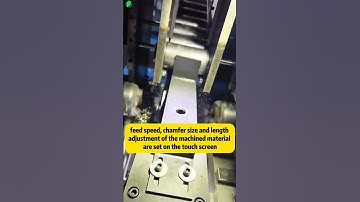 Steel sleeve chamfering machine, Accuracy up to 0.03 MM #chamferingmachine