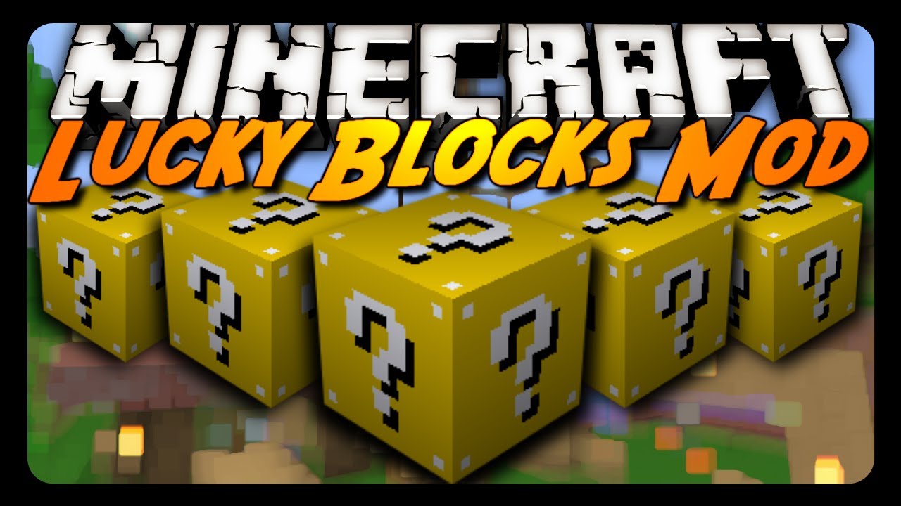 Lucky Block Mod - Drops items, spawns mobs, structures and more