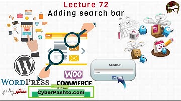 WordPress Lecture 72 | Adding search bar in Woo Commerce | eCommerce Website | Cyber Pashto