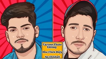 Cartoon Photo Editing In Mobile | Portrait Cartoon Photo Editing In One Click | Cartoon Logo