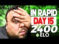 Chess Opponents Dropping Like Flies | Road to 2400 ELO Rapid - Day 15