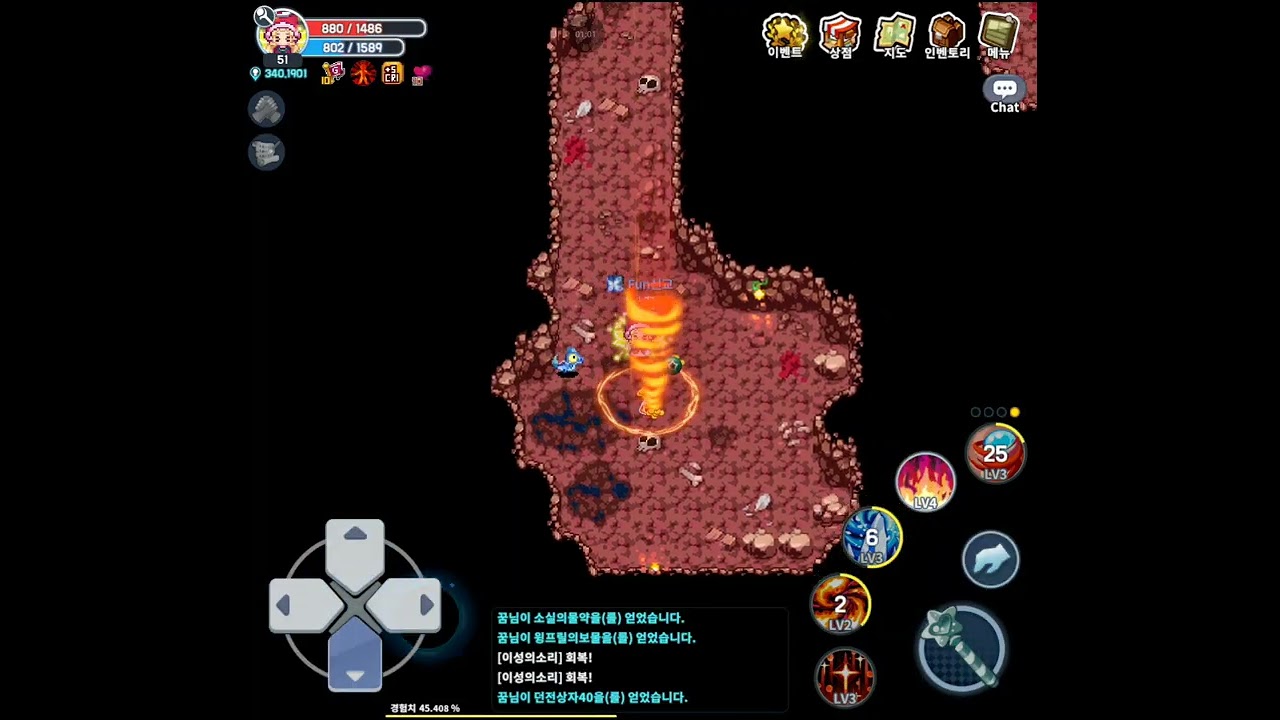 아이모 마법사 40던전 1캐릭으로 클리어 -1편