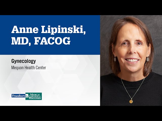 Watch Dr. Anne Lipinski, obstetrician/gynecologist on YouTube.