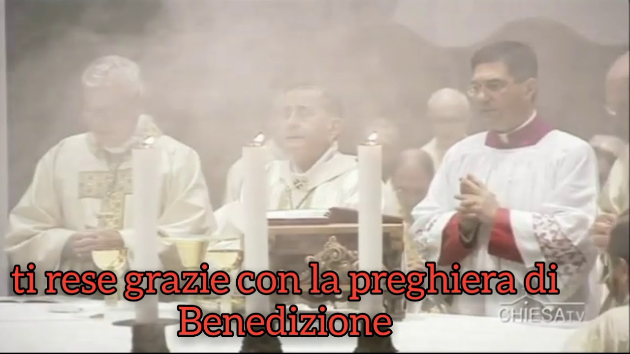 Consacrazione cantata - PREGHIERA EUCARISTICA III - YouTube