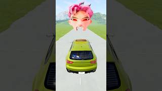 Big and Small Cars vs Abby Saja #1 BeamNGDrive #beamngdrive #beamngshorts #kpop #beamng