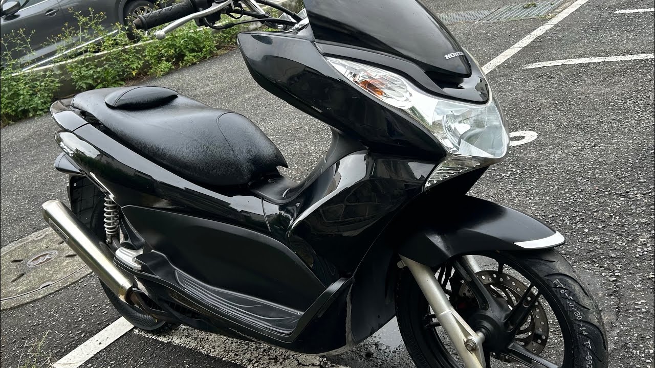 HONDA pcx125 jf28 1.8万キロ 無限マフラー - YouTube