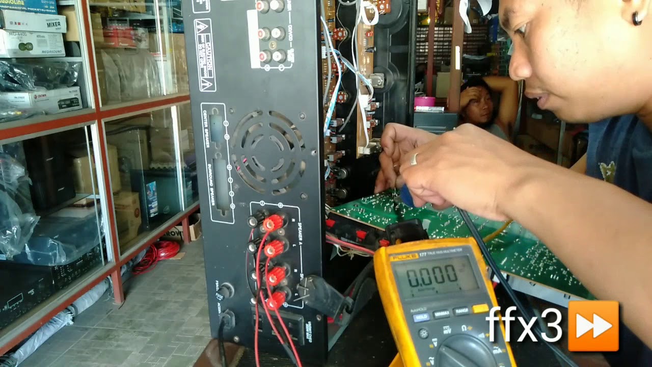 Troubleshoot Konzert AV-502B no power sa tune control kaya no sound