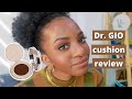 BLACK OWNED &amp; DARK SKIN FRIENDLY KOREAN cushion foundation?! Dr. GIO cosmetics review