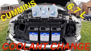 RAM CUMMINS COOLANT CHANGE 6.7L