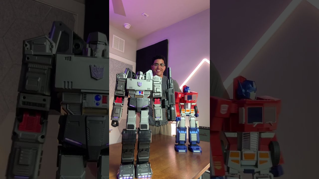 Megatron And Optimus Prime Transforming 