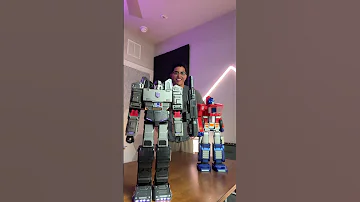 Megatron And Optimus Prime Transforming 