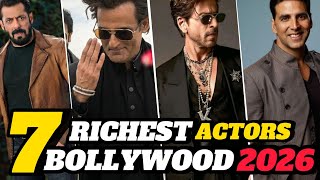 India’s Richest Actors 2025 💰 | Top 7 Bollywood Actors Net Worth | SRK, Salman, Akshay