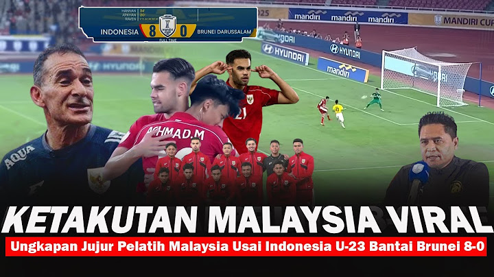 🟥KETAKUTANNYA VIRAL ! Pelatih Malaysia u-23 Ungkap Jujur Usai Timnas Indonesia Bantai Brunei 8-0 AFF