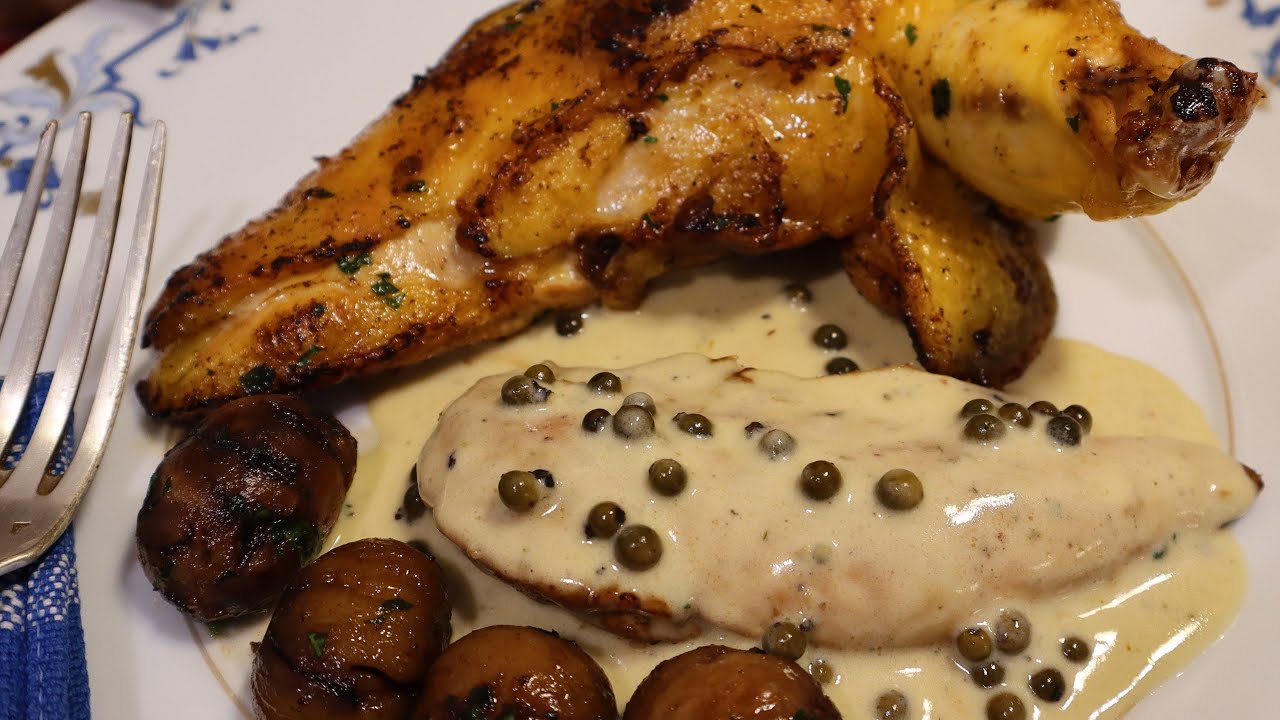 Mon SUPRÊME DE CHAPON sauce POIVRE VERT - Quel mariage ! - Mère Mitraille - Gourmandises TV