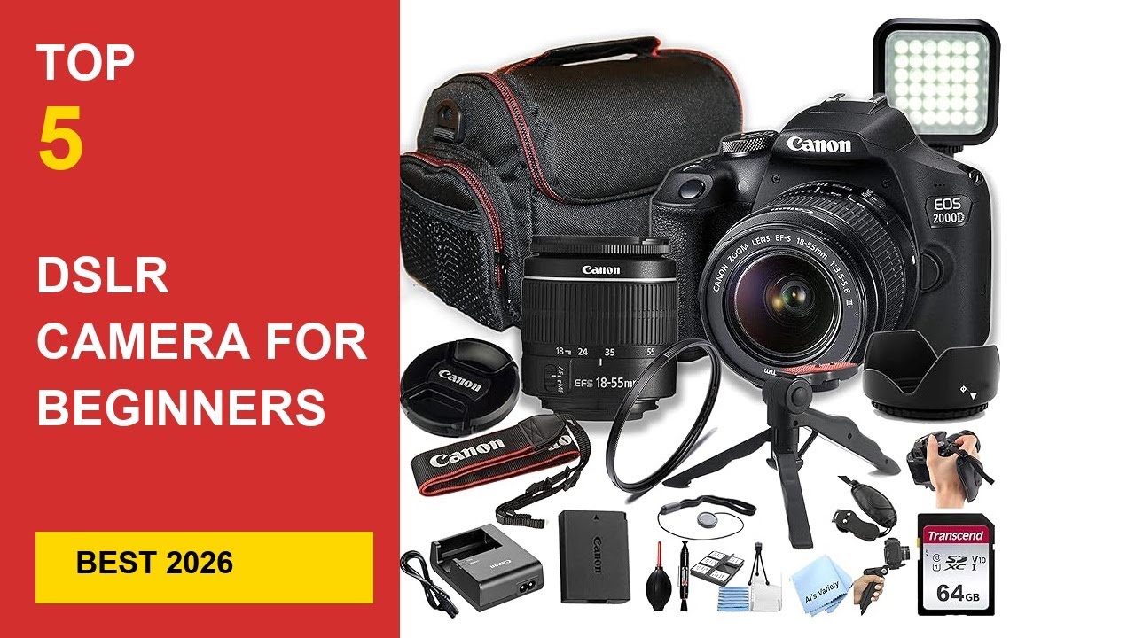Best DSLR Camera for Beginners Canon in 2026 – Top 5 Picks - YouTube