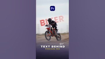 How to Add Text Behind an Object in Premiere Pro 2025