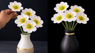 How to crochet Japanese Anemone flowers - YouTube