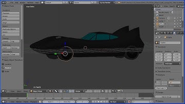 Blender Tutorial - Controlling Two Cars in the Blender Game Engine, the Beginnings of a Racing Game
