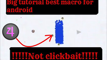 #Agario Big macro tutorial for android (exclusive)(*Root* only)Read the description!