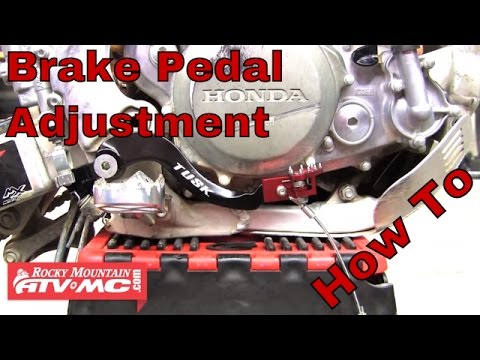 How To Adjust the Height of Your Motorcycle Brake