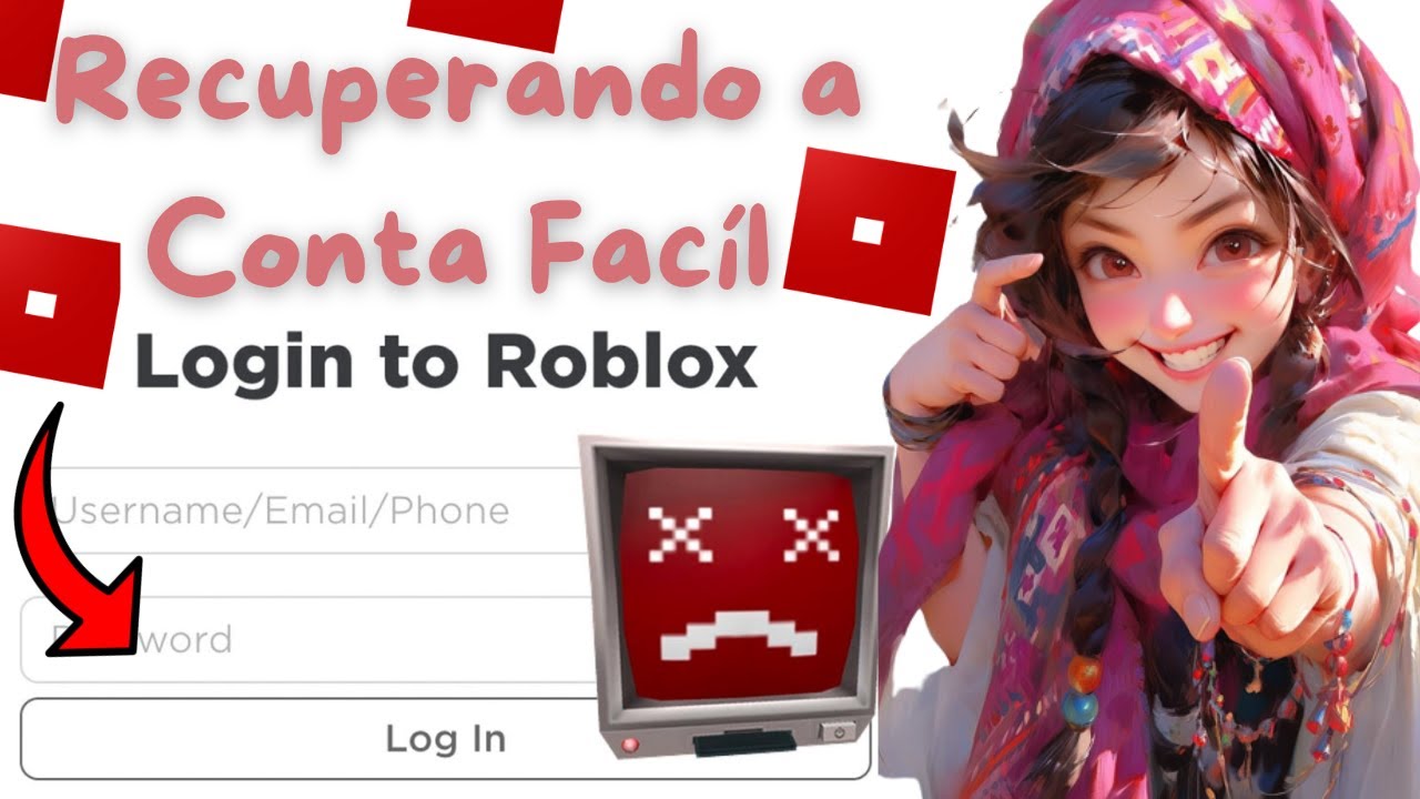 Como Recuperar Conta do Roblox Muito Facíl, Mesmo sem Senha, E mail e ...