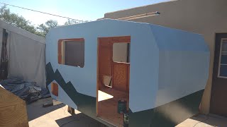 Tiny Trailer Build Ep 4 Water Proofing the Trailer with PMF