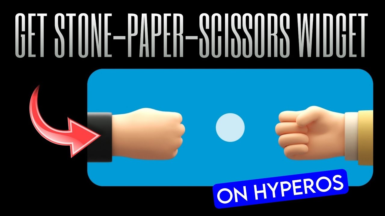 Get NEW Stone-Paper-Scissors Widget On Any HyperOS Device | Techtitive ...