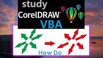 CorelDRAW macro plug-in arrow replacement gadget plug-in writing code process record