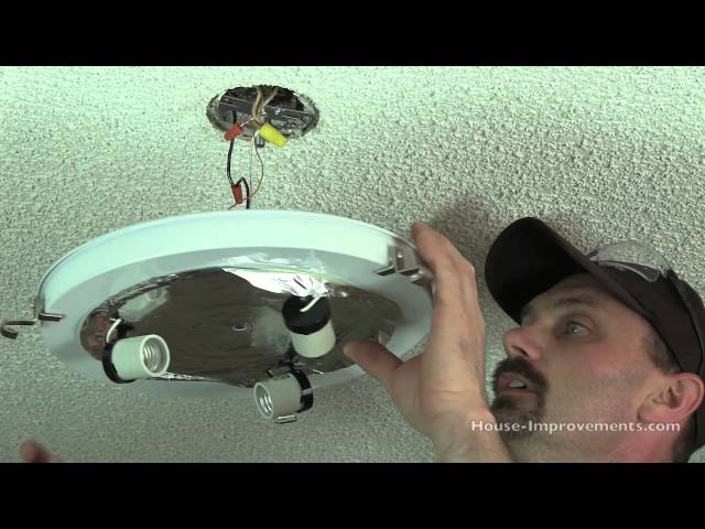 How To Wire A Ceiling Light 14 Steps With Pictures Wikihow