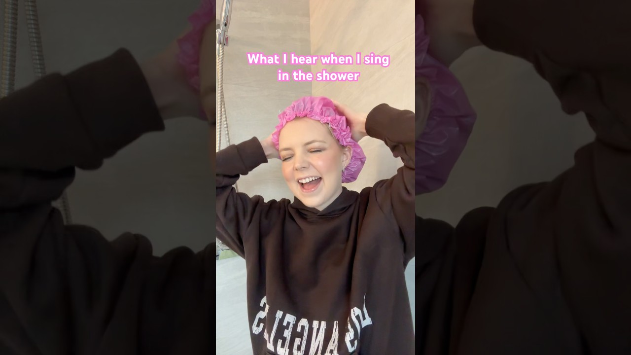 Singing in the shower 🎤🚿 
