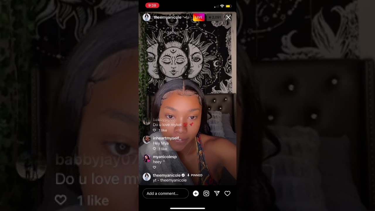 Mya Nicole And Mykel || Instagram Live || 5/23/22