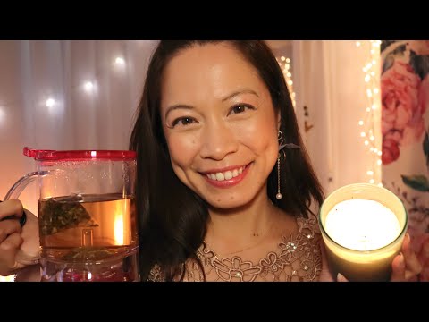 ASMR Sleep Fairy Cures Your Insomnia ~ Tea * Candles * Crystals * Cards * Oils *Tuning Forks