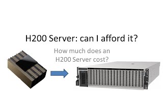 How much does an H200 server cost in 2025?
