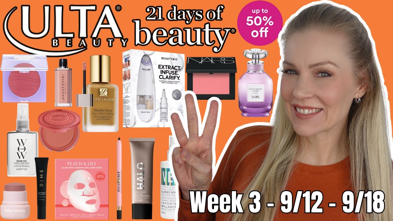ULTA Beauty 21 Days of Beauty - All WEEK 3 Sale Items FALL 2025 (9/12-9/18/2025)