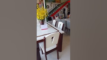 Bộ bàn ăn mặt đá nhập khẩu giá rẻ 1M6 8 ghế - BÀN ĂN GIÁ RẺ Hotline: 0788.050.060