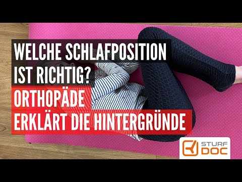 Die richtige Schlafposition - Orthopäde erklärt die Hintergründe