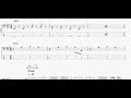 アルケミラ 【リーガルリリー】 ベースtab譜