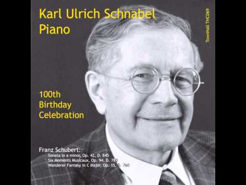 Karl Ulrich Schnabel - Schubert Moments Musicaux